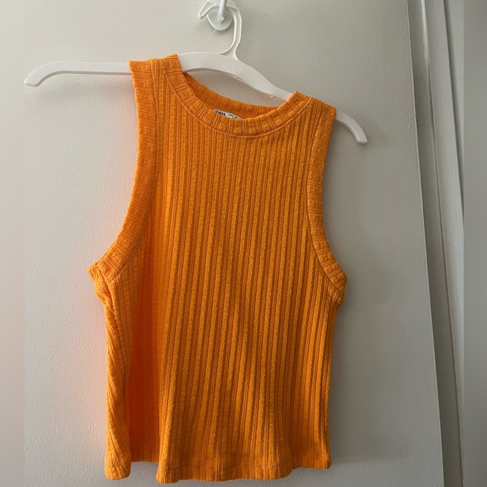 Orange Zara Tank